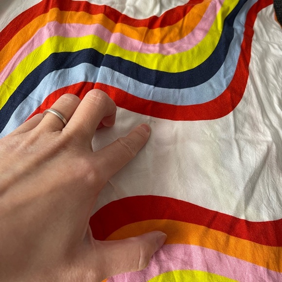 House of Holland Colorful Wave Pattern MIDI Skirt - Picture 11 of 13